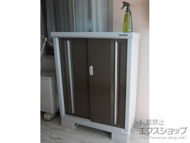 広島県安芸郡海田町のの物置・屋外倉庫 シンプリー 一般型 900×415×1103（MJX-094B） MJX-094B-TB 施工例