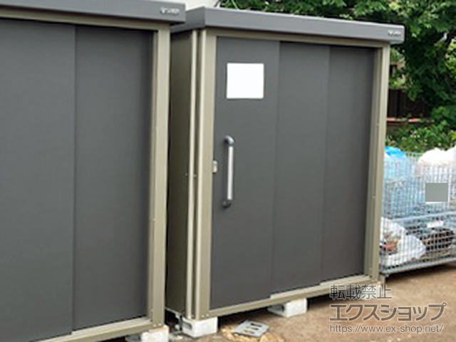 東京都大田区のの物置・屋外倉庫 エスケーエイト SK8-70 一般型 1800×1200×1940 SK8-70-GK 施工例