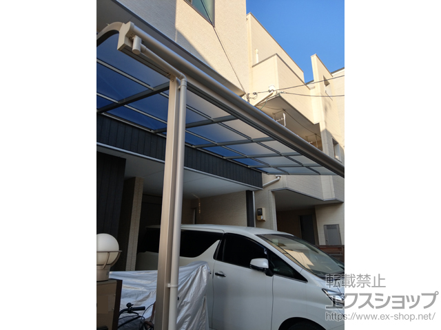 大阪府大阪市ののテラス屋根 ソラリア R型 テラスタイプ 単体 積雪〜20cm対応 施工例