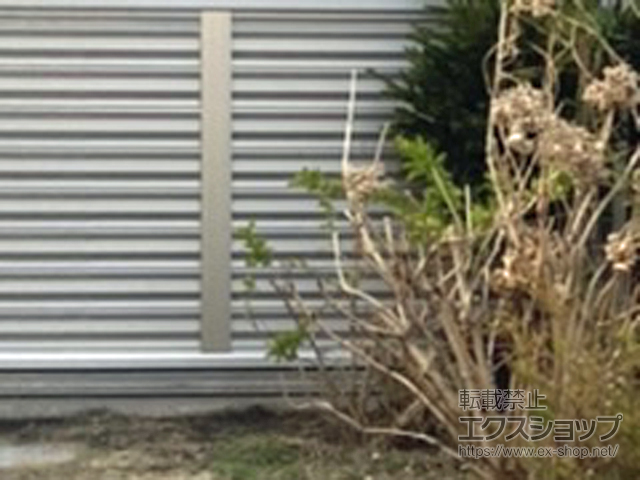 鹿児島県鹿児島市ののフェンス・柵 ミエーネフェンス 目隠しルーバータイプ 自由柱施工 施工例