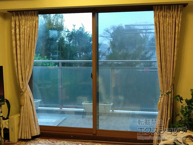 神奈川県横浜市のの二重窓（内窓） インプラス 引違い窓 2枚建 施工例