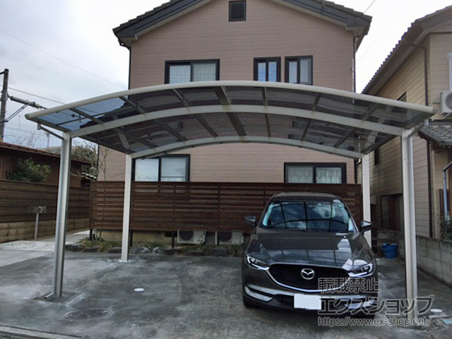 群馬県安中市ののカーポート レイナツインポートグラン　積雪〜20cm対応 施工例