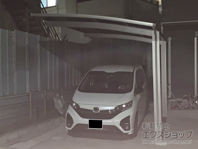 東京都東久留米市ののカーポート プレシオスポート 積雪〜20cm対応 施工例