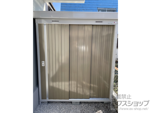 東京都府中市のの物置・屋外倉庫 ネクスタ 一般型 1790×1370×2075 NXN-25S-MB 施工例