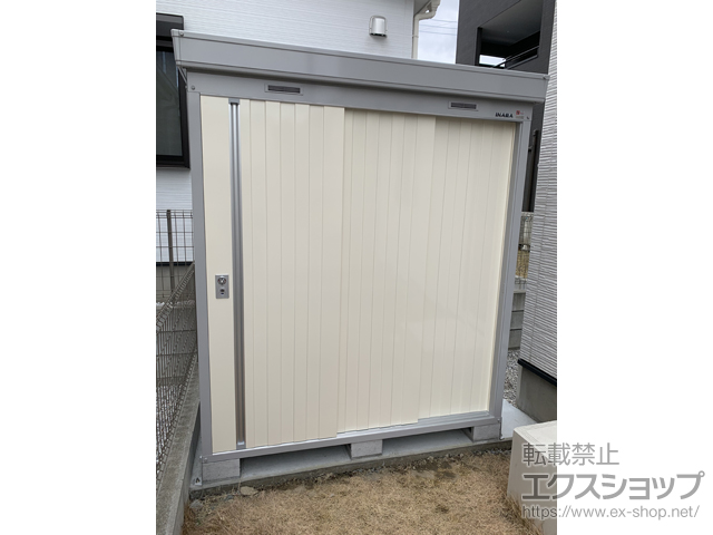 千葉県大網白里市のの物置・屋外倉庫 ネクスタ 一般型 1790×1370×2075 NXN-25S-FW 施工例