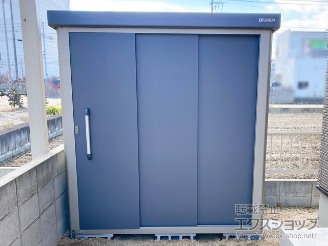 岡山県岡山市のの物置・屋外倉庫 エスケーエイト SK8-70 一般型 1800×1200×1940 SK8-70-GK 施工例