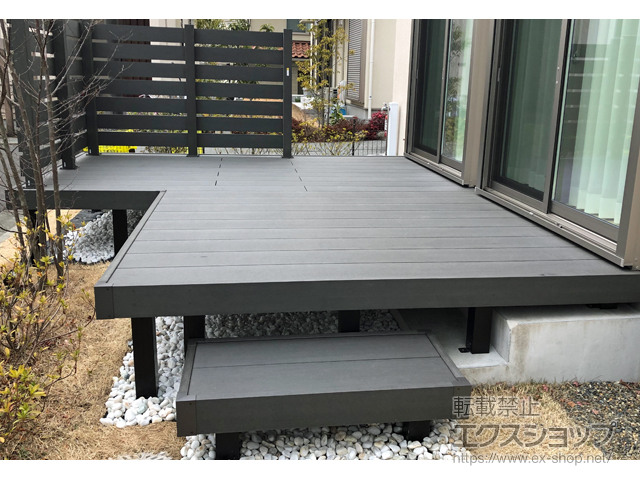 東京都町田市ののウッドデッキ リウッドデッキ 200 施工例