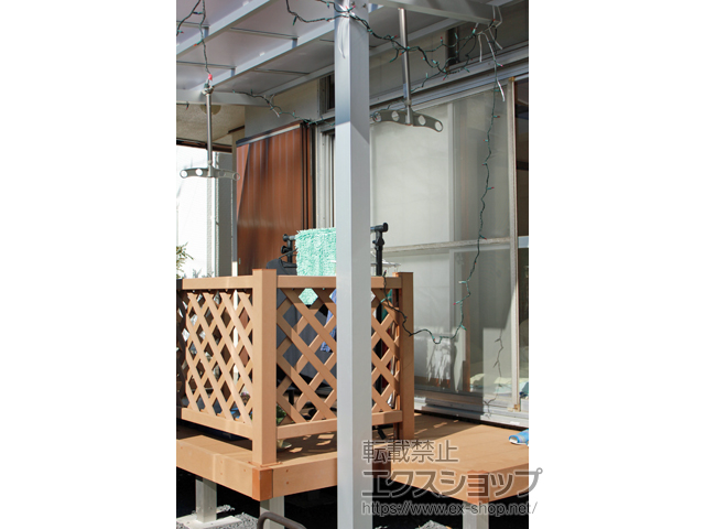 群馬県太田市ののテラス屋根 エフルージュグランZERO テラスタイプ 積雪〜20cm対応 施工例