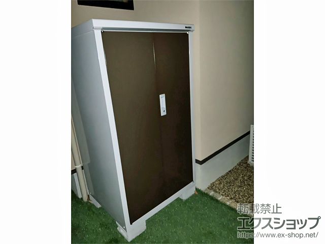 兵庫県神戸市のの物置・屋外倉庫 アイビーストッカー 900×755×1603（BJX-097D） BJX-097D-TB 施工例