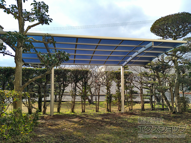 愛媛県松山市ののカーポート レイナポートグラン　積雪〜20cm対応 施工例
