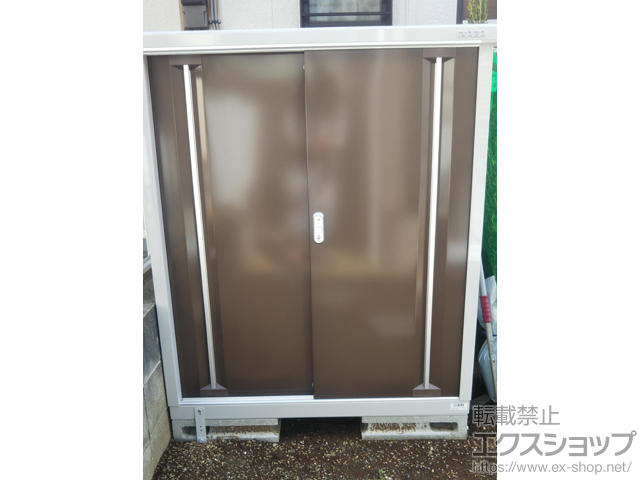 千葉県流山市のの物置・屋外倉庫 シンプリー 一般型 1100×755×1303 MJX-117C-TB 施工例
