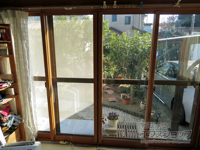 埼玉県さいたま市のの二重窓（内窓） インプラス 引違い窓 4枚建 施工例