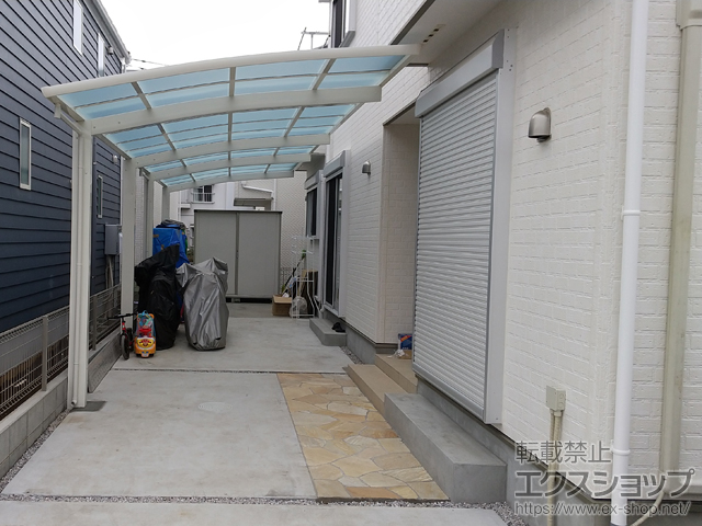 東京都清瀬市ののカーポート レイナポートグラン 縦連棟　積雪〜20cm対応 施工例