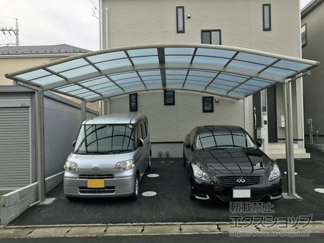 埼玉県北葛飾郡杉戸町ののカーポート レイナツインポートグラン　積雪〜20cm対応 施工例