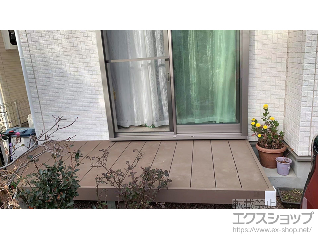 東京都東久留米市ののウッドデッキ マージウッドデッキ 施工例