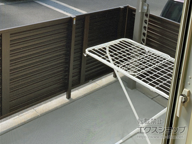 京都府木津川市ののフェンス・柵 シンプレオフェンス13型 ルーバー 自由柱施工 施工例