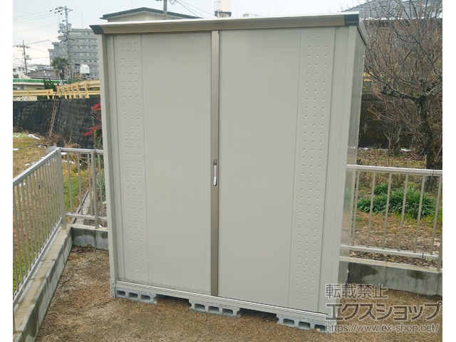 山口県山口市のの物置・屋外倉庫 グランプレステージジャンプ 1695×900×1900 GP-179A-T-MW 施工例