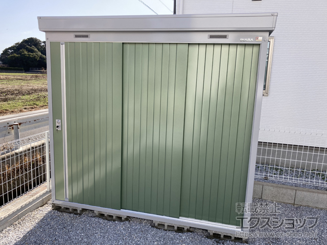 福岡県遠賀郡芦屋町のの物置・屋外倉庫 ネクスタ 一般型 2210×950×2075（NXN-21S） NXN-21S-OG 施工例