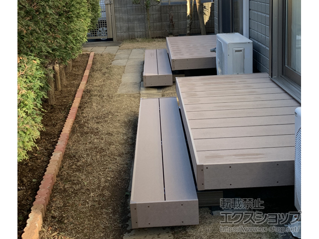 埼玉県さいたま市ののウッドデッキ 樹ら楽ステージ 施工例