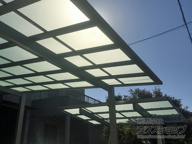 愛知県名古屋市ののサイクルポート・駐輪場 エフルージュグランミニ 積雪〜20cm対応 施工例