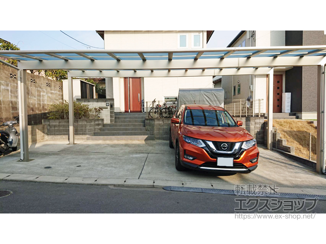 福岡県大野城市ののカーポート エフルージュ トリプル FIRST 積雪〜20cm対応 施工例