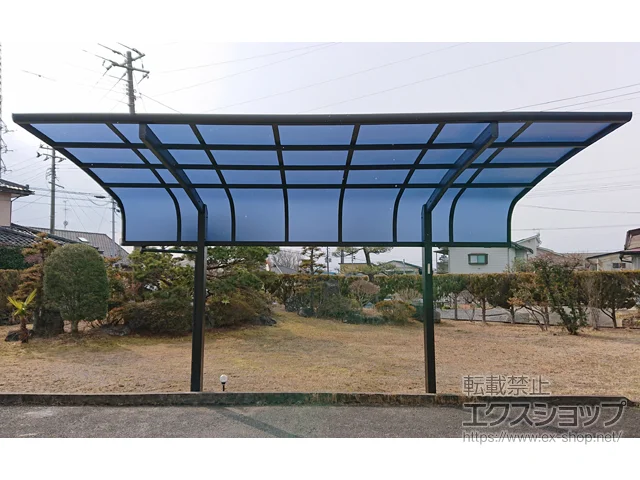 福島県郡山市のValue Selectのカーポート プレシオスポート アルファ 積雪～20cm対応 施工例