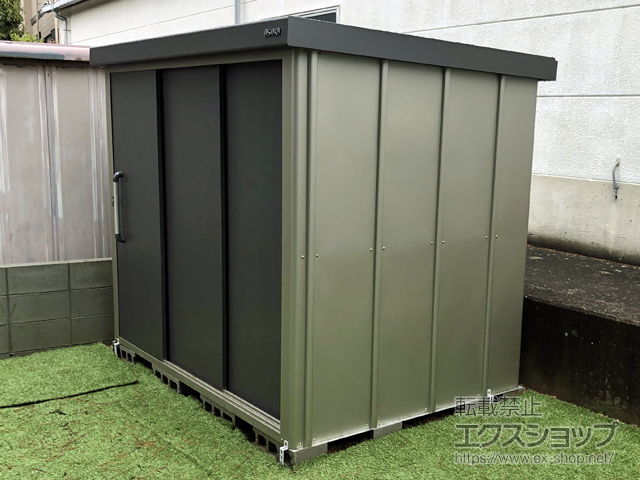 岡山県岡山市のの物置・屋外倉庫 エスケーエイト SK8-100 一般型 2200×1600×1940 SK8-100-GK 施工例