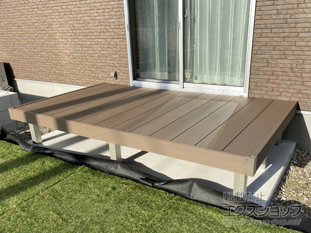 滋賀県近江八幡市ののウッドデッキ リウッドデッキ 200 施工例