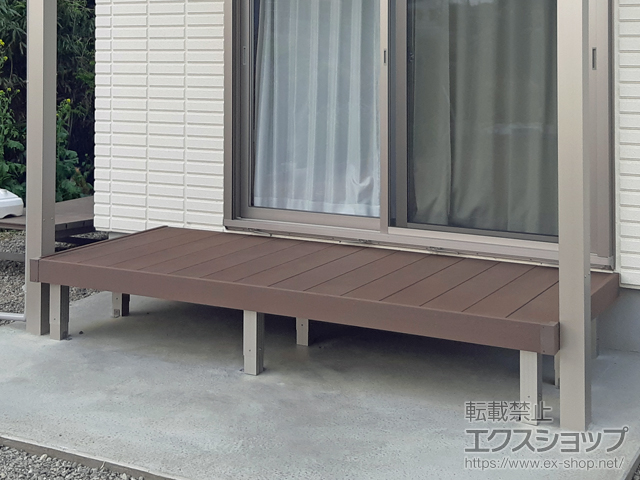 群馬県高崎市ののウッドデッキ リウッドデッキ 200 施工例