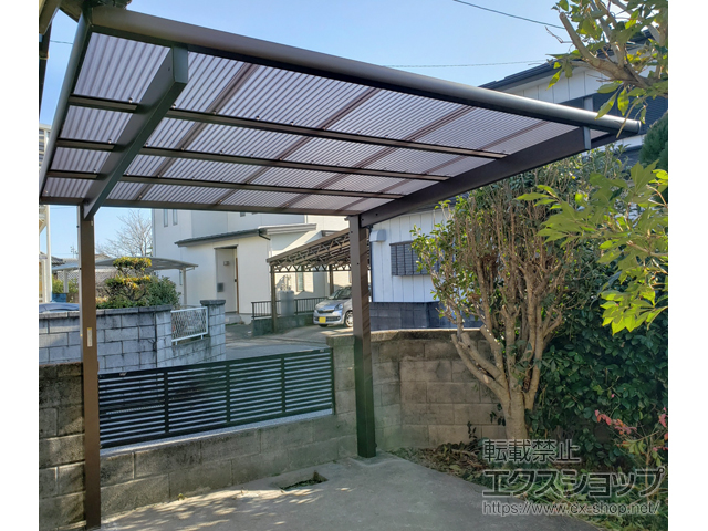 高知県香南市ののカーポート ファクトポート 積雪〜20cm対応 施工例