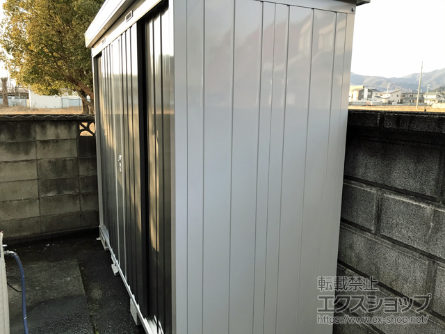 徳島県板野郡藍住町のの物置・屋外倉庫 ネクスタ 一般型 2630×950×2075（NXN-26S） NXN-26S-PG 施工例