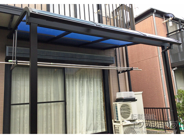 愛知県名古屋市ののテラス屋根 ソラリア R型 テラスタイプ 単体 積雪〜20cm対応 施工例
