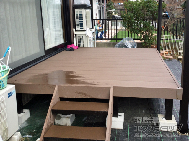 愛知県名古屋市ののウッドデッキ リウッドデッキ 200 施工例