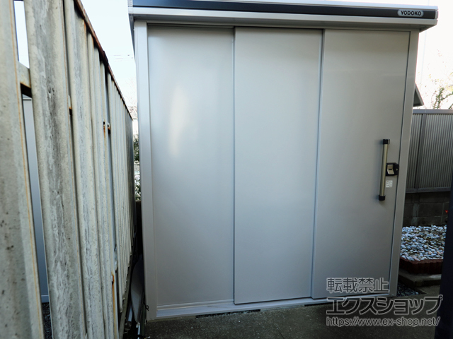 長崎県諫早市のの物置・屋外倉庫 エルモ 一般型 2220×1170×2361（LMD-2211H） LMD-2211H-CB 施工例