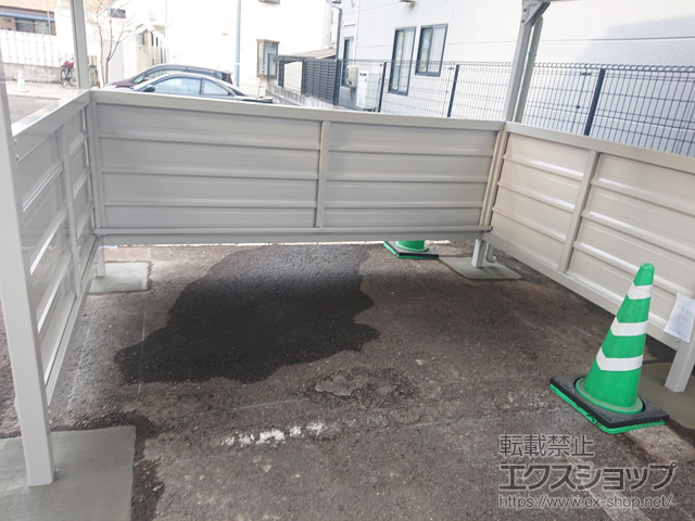 宮城県仙台市ののサイクルポート・駐輪場 ヨド自転車置場 YOKCタイプ 基本棟 一般地用 施工例