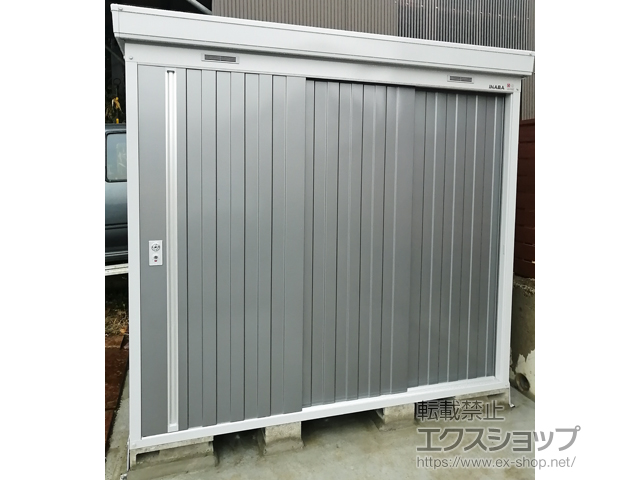 滋賀県大津市のの物置・屋外倉庫 ネクスタ 一般型 2210×1370×2075 NXN-30S-PG 施工例