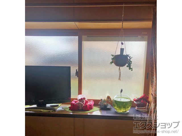 福岡県福岡市のの二重窓（内窓） インプラス 引違い窓 2枚建 施工例