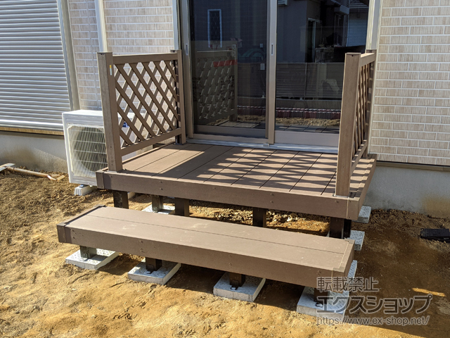 埼玉県熊谷市ののウッドデッキ リウッドデッキ 200 施工例