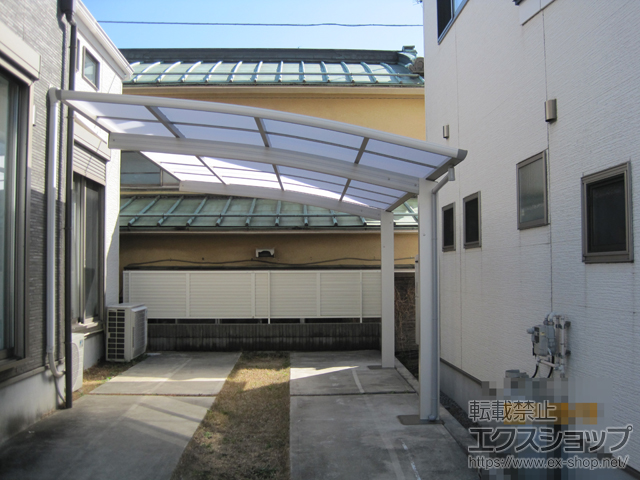 神奈川県小田原市ののカーポート プレシオスポート 積雪〜20cm対応 施工例