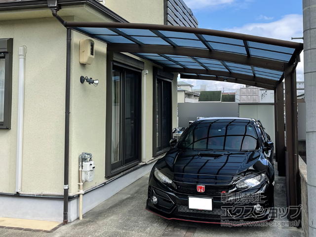 京都府京都市ののカーポート レイナポートグラン 延長　積雪〜20cm対応 施工例