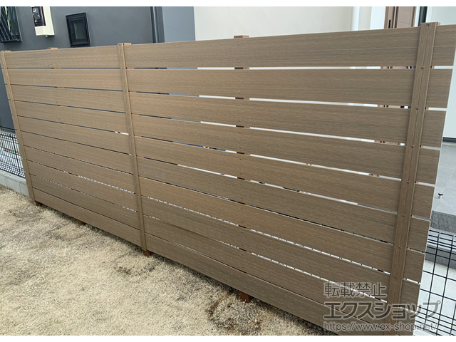 東京都狛江市ののフェンス・柵 プラド/one ジョイントあり仕様 高尺タイプ（すき間：10mm） 施工例