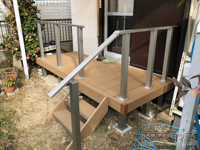 兵庫県明石市ののウッドデッキ リウッドデッキ 200 施工例