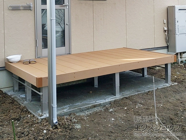 長野県上田市ののウッドデッキ マージウッドデッキ 施工例