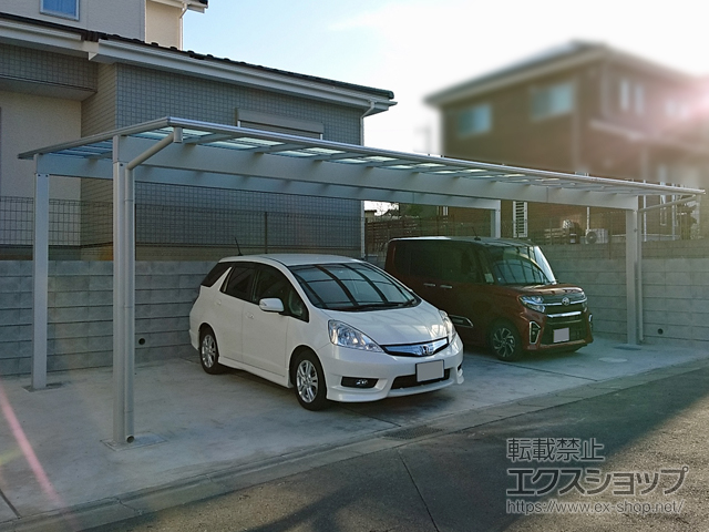 茨城県つくば市ののカーポート エフルージュ トリプル FIRST 積雪〜20cm対応 施工例