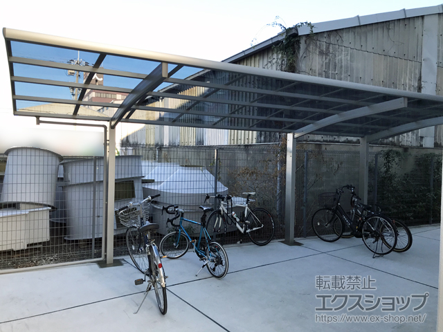 大阪府泉北郡忠岡町ののカーポート レイナポートグラン 延長　積雪〜20cm対応 施工例