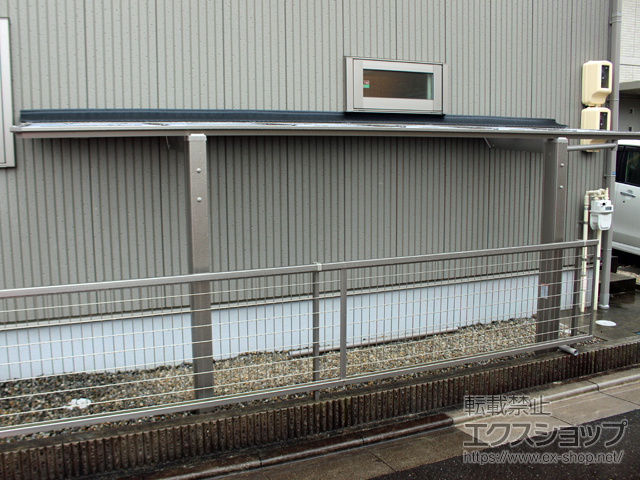 三重県桑名市ののテラス屋根 フーゴF 独立テラスタイプ 単体 積雪〜20cm対応 施工例