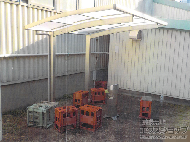 鹿児島県垂水市ののサイクルポート・駐輪場 レイナポートグランミニ 積雪〜20cm対応 施工例