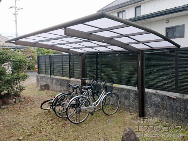 三重県亀山市ののカーポート プレシオスポート 積雪〜20cm対応 施工例