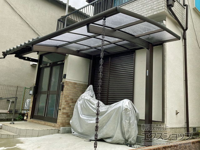 大阪府羽曳野市ののサイクルポート・駐輪場 レイナポートREグランミニ 積雪〜20cm対応 施工例