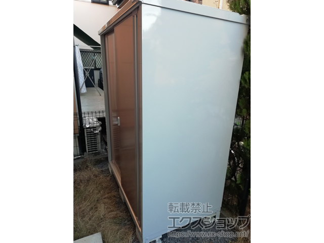 東京都小平市のの物置・屋外倉庫 シンプリー 一般型 1520×905×1903（MJX-159E-P） MJX-159E-P-AR 施工例